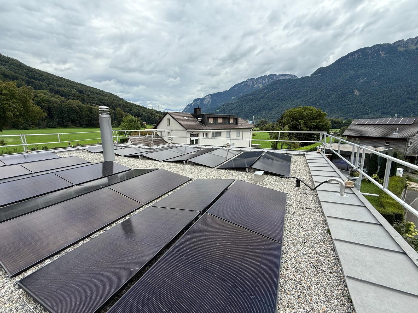 Solargerüst in Luzern